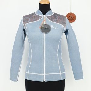 RESIN Obsidian Denim Paisley Surf‎ Jacket